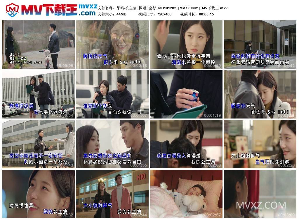 呆晴-公主病_国语_流行_MD101282